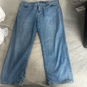 Liverpool Light Blue Women's Ankle Jeans